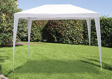 VERDELOOK Gazebo con Struttura in Ferro e Copertura in polietilene, 3x3 m, Bianco