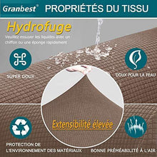 Granbest - Fodera per cuscino per sedia, idrorepellente, per divano e divano, estensibile, in tessuto jacquard (1 posto, cammello - Arredi Casa