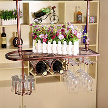 PanYFDD - Portabottiglie Creativo da Appendere per Vino, per Bar, Cucina, ristoranti