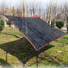 Copertura per Ombra per Canile, Panno per Paralume in Alluminio con Anelli di Tenuta, Blocco UV 95% per Copertura Vegetale, Piscina per Fienili per Serre, Nera (Size : 8mx8m)