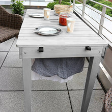 Habau Balkontisch Tavolo da Balcone, Legno, Grigio