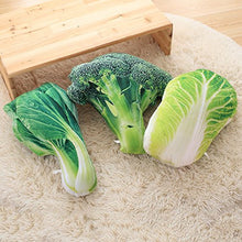 Good01 Creative Plush Toy Simulazione Posteriore Cuscino 50,8 cm Sedia da Ufficio Divano Cuscino Verdure, Broccoli, 2