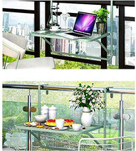 FGDSA Tavolini finali Tavolo Pieghevole Balcone Portafiori Tavolino Rilassato con Tavolo da Balcone Tavolo Computer Resistente alla ruggine e alla corrosione Altezza Regolabile