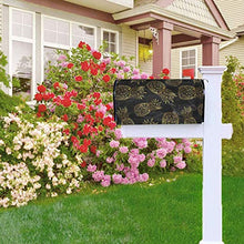 Moderno design geometrico GoldDesign unico magnetico cassetta delle lettere copre la copertura della cassetta delle poste per giardino giardino e cortile dimensioni standard 51 x 48 pollici