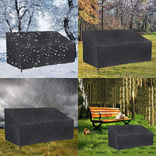 Copertura per panca da giardino a 2 posti, resistente agli strappi, impermeabile, antivento, in tessuto Oxford, anti UV, traspirante