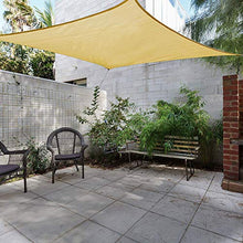 ZHAO Tenda parasole parasole da giardino, per giardino, balcone, terrazza, campeggio, beige 2 x 5,5 m (colore: beige, dimensioni: 3 x 4,5 m)