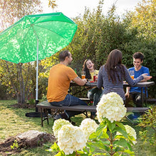Relaxdays Base per Ombrellone, per Aste da 37-50 mm, Resistente alle Intemperie, Giardino & Balcone, Ø 49 cm, Nero