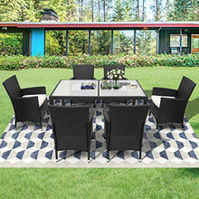 WYLZLIY-Home Set Mobili da Giardino Set Mobili da Esterno Comfortable Mobili da Giardino in Rattan Set di Mobili da Giardino con 6 Poltrone per I Backyards Giardini Balconi