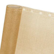 HaGa® pannello per recinzione, schermatura a rete 85% in 1 m Br. Beige (al metro)