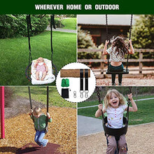 LEERAIN Swing Strap Kit Tracolla Regolabile + Moschettone da 300 lbs + Gancio Swing per un'installazione rapida e semplice di Tree Swing