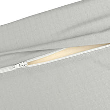 Beautissu Cuscino spalliera per divani con bancali Eco Pure 120x40x8cm per divanetti e panche da Giardino Grigio Chiaro