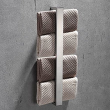Melairy Bagno Portasciugamani 40CM Autoadesivo Per Porta Salviette in Acciaio Inossidabile Porta Asciugamano Spazzolato
