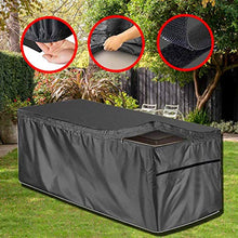 Confezione da 2 coperture per box da giardino impermeabile per esterni con cerniera, 157 x 76 x 71 cm