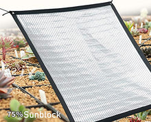 FF Rete ombreggiante Paralume Riflettente Argento in Lamina di Alluminio con Occhielli, reticella per ombreggiamento 75% Sunblock per Copertura vegetale per Serra (Size : 1×4M)