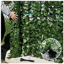 QFLY paravento da esternoRecinzione Artificiale per paravento per Esterni con edera Decorativa da Parete, Incluso Giardino con Cerniera o recinzioni a terrazze