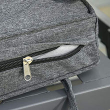 Set Salotto da Giardino 2 Divani 3 Posti e Tavolino in Metallo e Poliestere Grigio