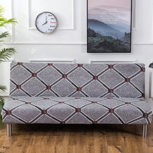 Copridivano senza braccioli vintage con stampa floreale per divano divano e divano a 3 posti, elastico e pieghevole, adatto per divano letto pieghevole senza braccioli