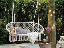 Sedia amaca due posti crema