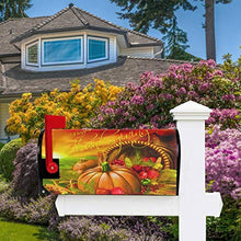Ringraziamento zucca Cornucopia Harest Autunno Fall Fruit Mailbox Copre Magnetico Giardino Cantiere Home Decor Oversize Dimensioni 64,8 x 53,3 cm
