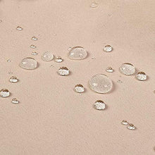 Wimark, copertura di ricambio per altalena da giardino, veranda, patio, altalena, copertura di ricambio per altalena (per altalena a 2 e 3 posti), beige