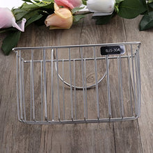 BESTOMZ Alto Scaffale Doccia Mensola da Bagno Cucina in Acciaio Inossidabile Cesto Raccoglitore