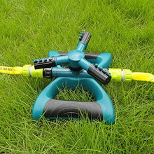 kdjsic Irrigatore Automatico d'Acqua da Giardino Rotante a 360 Gradi 3 ugelli irrigazione Erba Prato impianto di irrigazione Strumenti per Tubi