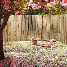 Balcone Protezione Schermo Antifurto per Recinzione in bambù 100% Materiali Naturali Collegamento A Filo Completamente Assemblato può Essere Utilizzato su Balcone, Terrazza