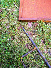 Ispirazione del giardino in ruggine naturale.