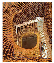 MFLASMF Rete di Sicurezza Protezione per Balcone Rete di Nylon Colorata 3 * 4 m Rete di Sicurezza per Balcone Rete da Recinzione Rete di Sicurezza per Corda, Rete da Arrampicata per bambin