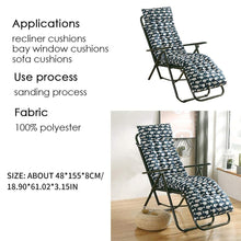 ZYZY - Cuscino per sedia a sdraio, morbido cuscino per chaise longue per interni ed esterni