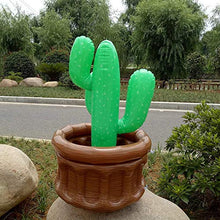 Youool Secchiello per Bevande ghiacciato Forma di Cactus di Cocco Gonfiabile Secchiello da Cocco per Piscina