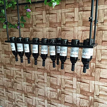DJSMjbj - Portabicchieri in ferro battuto da appendere al soffitto, supporto per vino, facile da installare, 100*25c