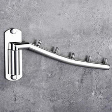 Oumefar Portaoggetti da Bagno Gancio da Bagno Supporto da Parete in Acciaio Inossidabile Porta Asciugamani da Bagno Compatto Portasciugamani