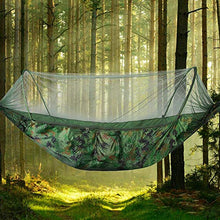 Duokon Amache da Giardino Lettino da Campeggio Portatile Amaca da Viaggio con Zanzariera(Mimetico)