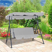DERCLIVE - Set di copertura per dondolo impermeabile e copriletto, per dondolo da giardino, verde/caffè/beige