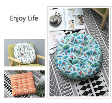 YunNasi - Cuscino rotondo per sedia in cotone per interni ed esterni, 40 cm × 40 cm (Style1)