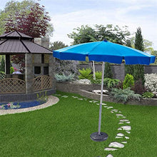Advancethy - Base per ombrellone in plastica, forma rotonda, riempibile, per esterni, patio, cortile, ombrellone, supporto per ombrellone da 35 a 38 mm