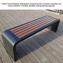 outdoor product Panca Lounge Balcone terrazza all'aperto, Panca Decorativa retrò Impermeabile e antiruggine per Cortile, Sgabello per Il Tempo Libero con braccioli e Schienale, Facile da Montare
