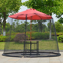 Ombrello schermo di copertura a rete, da giardino, per esterni, per ombrelloni, zanzariera, 300 x 230 cm, copertura in rete per patio con cerniera