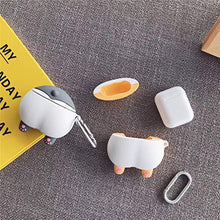 Hemobllo Compatibile con airpods Custodia Auricolari Custodia Protettiva Custodia Auricolare in Silicone Compatibile per airpods (Giallo)