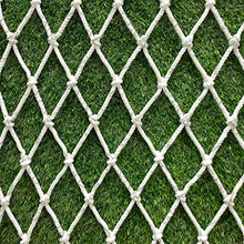 JFFFFWI Rete da Giardino, Rete da carico in Corda Bianca per Rete di Sicurezza per Bambini Balcone Recinzione Rete da Recinzione Patio Protettiva Decorazione da Parete in Cotone per Bambini, per Rin