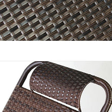 Poltrone LHA Summer Cool Reinforcement Wicker Chair Sedia reclinabile Pieghevole (Colore : A)