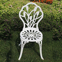 Prodotti Set bistrot Rotondo a 2 posti Tavoli e sedie in Alluminio pressofuso per Esterni, Cortile, Giardino, terrazza, tavoli e sedie da negoziazione in Metallo per Il Tempo Libero, per Balcone/Pra