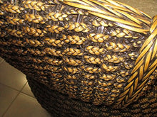 fantasie d oriente Poltrona Relax Rattan BANANO Arredamento Giardino Vimini per Esterno Interno