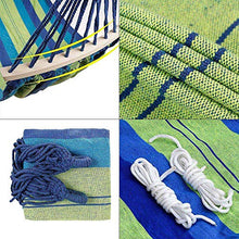 hengguang Amaca Doppia Multicolore Portatile da Viaggio Amaca da Appendere Altalena LazyHammocks - Carico Massimo 200 kg Rosso
