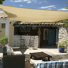 VERDELOOK Tenda ombreggiante a Vela Quadrata, 3.6x3.6 m, Ecrù