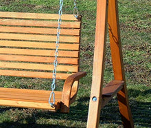 AS-S KUREDO-OD - Dondolo da giardino motivo Hollywood, in larice