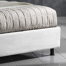 EVERGREENWEB - Letto Matrimoniale con Box Contenitore + Materasso Matrimoniale + Coppia Cuscini Memory Foam Gratis + Rete a Doghe in Legno, Elegante Testiera in Tessuto Imbottito SFODERABILE, Grigio