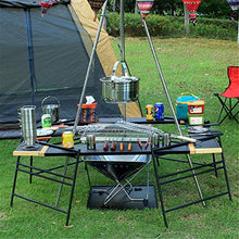 ZDYLM-Y Tavolo da Barbecue Portatile Pieghevole, Tavolo da Picnic Pieghevole Combinato Multifunzionale Impermeabile, metodi di Installazione Multipli