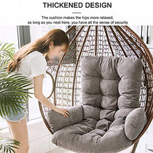 Cestello Appeso Cuscino Sedia Morbido Spessi Swing Amaca Cuscini per Sedia con Serbatoio Interno Indipendente può Essere Staccato e Pulito (50 * 125 cm / 19,7 * 49,2")